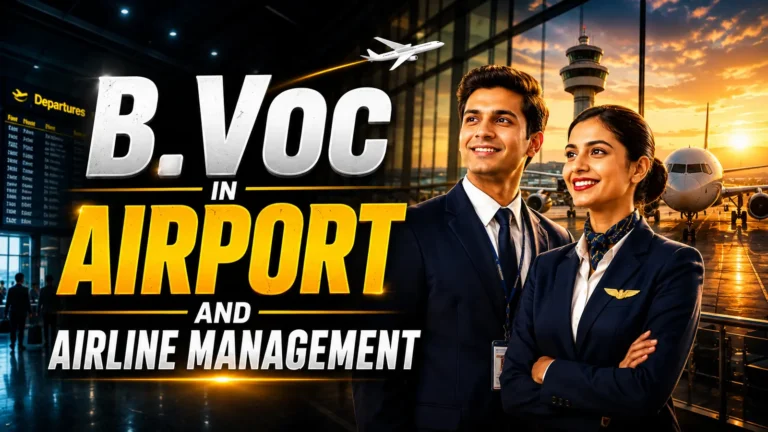 B.Voc In Airport And Airline Management: एयरपोर्ट सेक्टर में बनाना है शानदार करियर तो ये कोर्स बदल सकता है आपकी जिंदगी B.Voc In Airport And Airline Management