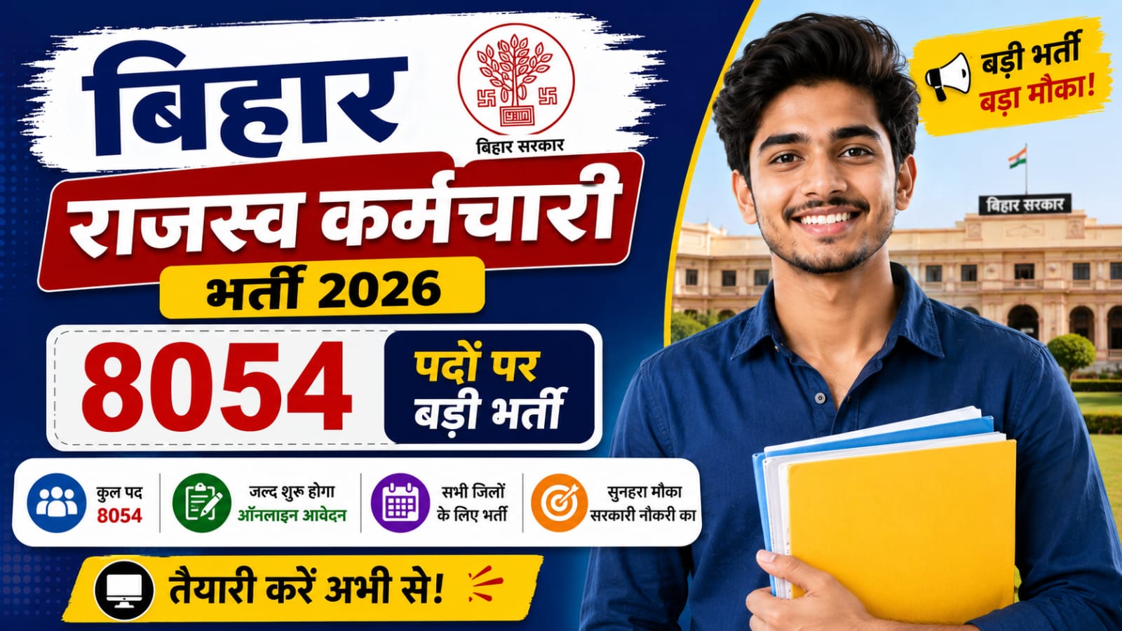 Bihar Rajaswa Karamchari Bharti 2026