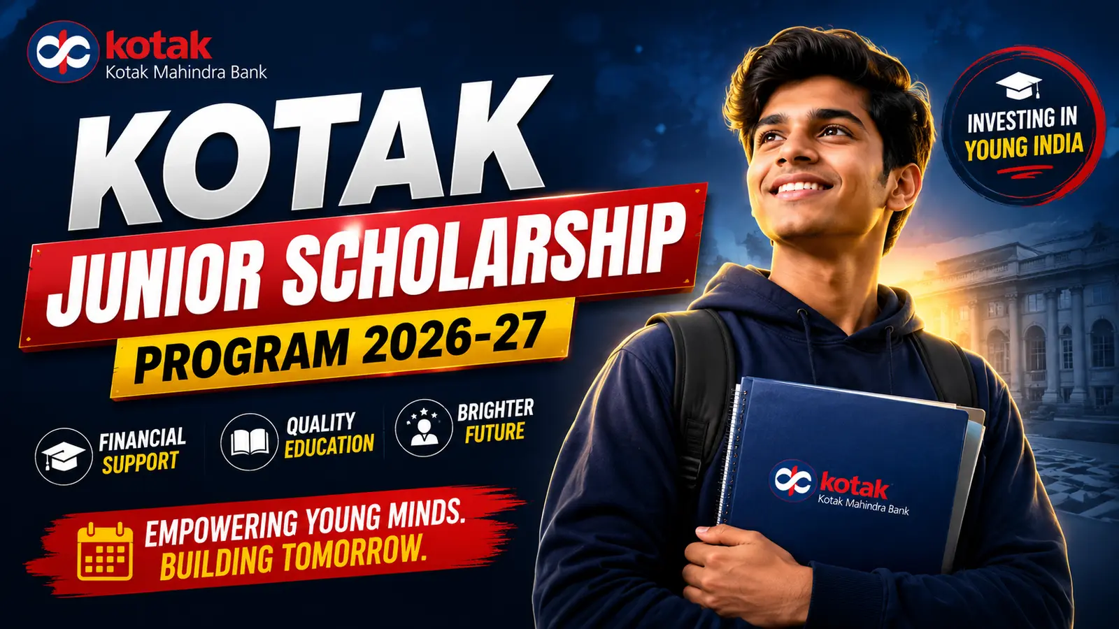 Kotak Junior Scholarship Program 2026-27