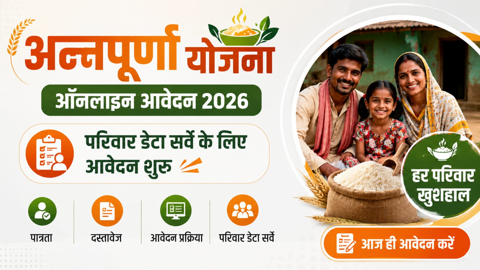 Annapurna Yojana Online Application 2026