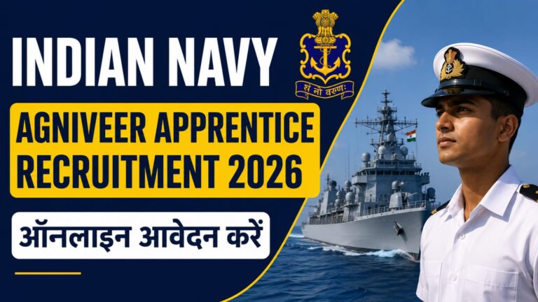 Indian Navy Agniveer Apprentice Recruitment 2026